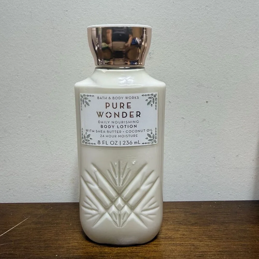 Bath Body Works Pure Wonder Smooth Body Lotion Cream Moisturizer 8 oz New